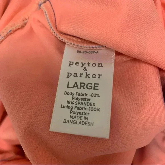 Peyton & Parker NWT Women’s Leaf One Piece Swimsuit Size Large - Picture 8 of 8